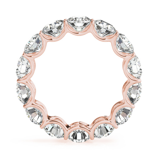 Haut de gamme Brillant Eternity Band 5,60 carats – vue de face