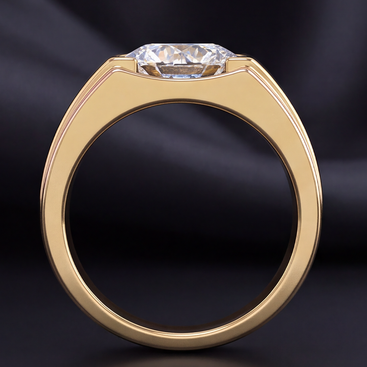 Bague en diamant pour homme 5 carats