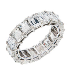 Diamant Fin VVS Eternity Band 12,75 carats en Or 14K Blanc