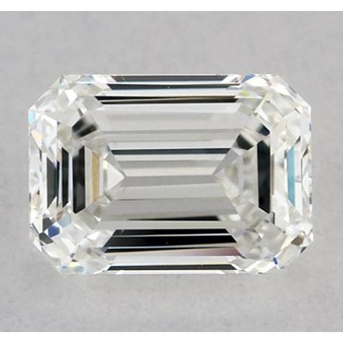 Diamant émeraude 5,5 carats, non serti, couleur F, pureté VVS1, très bonne taille