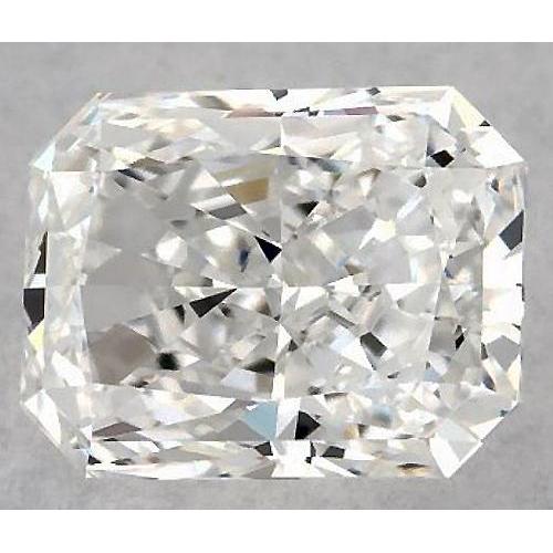Diamant Radiant de 5,5 carats, non serti, couleur F, pureté VVS1, très bonne taille.
