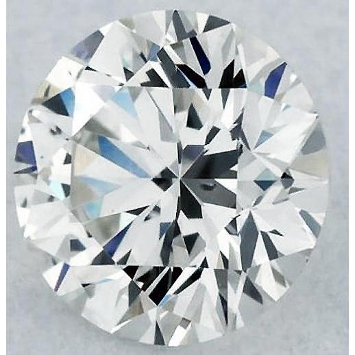 Diamant rond de 5,5 carats, pureté F, qualité VS1, taille excellente.