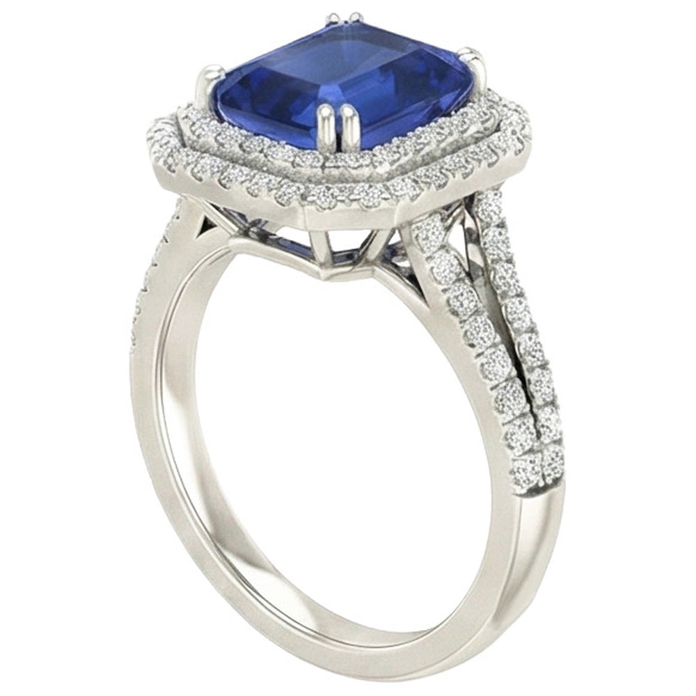 naturel diamant 5carats bague détail rapproché