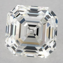 Diamant Asscher naturel de 6 carats, extrait de la terre, pureté E, VVS2, taille très bonne