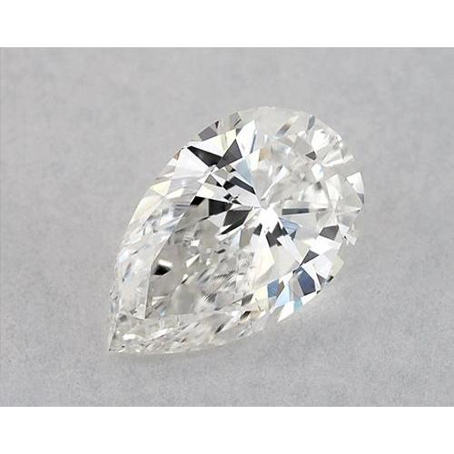 Diamant poire de 6 carats, non monté, pureté E, VVS1, très bonne taille