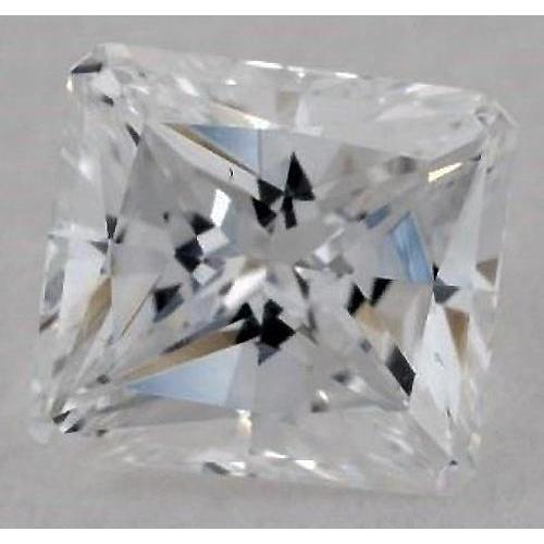 Diamant radiant de 6 carats, non serti, couleur F, pureté VS1, très bonne taille.