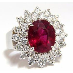 De luxe Bague Pierre de Couleur avec Tourmaline Bague