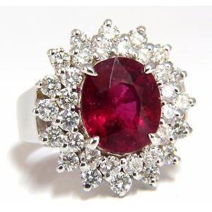 Taille Ovale Tourmaline bague en Or Blanc 14 Carats – vue principale