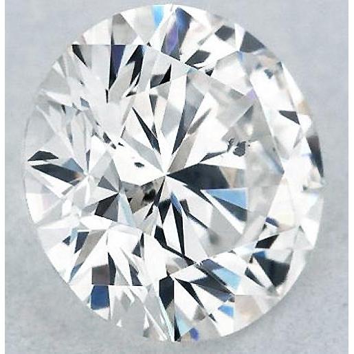 Diamant rond de 6 carats, pureté F VS1, taille excellente, non serti