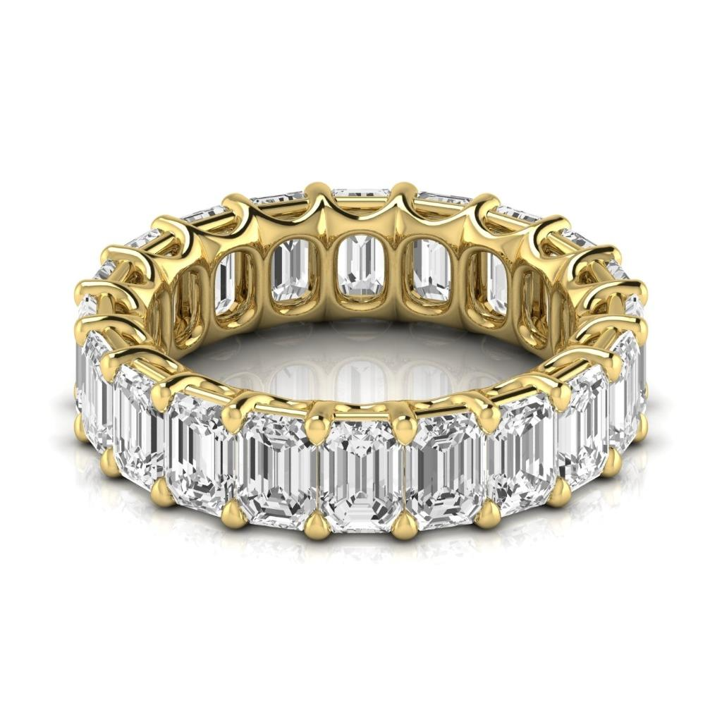 Eternity Band Or 14K Jaune avec Brillant – vue de face