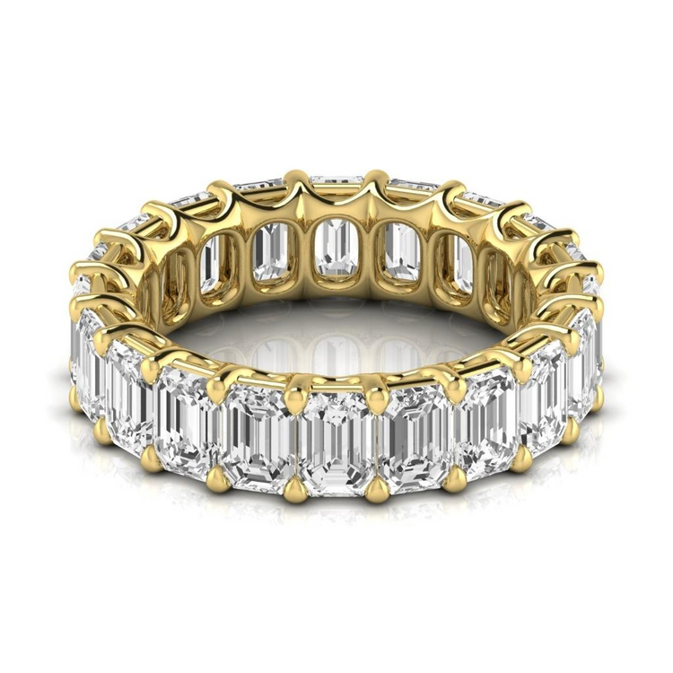 Eternity Band Or 14K Jaune avec Brillant – vue de face