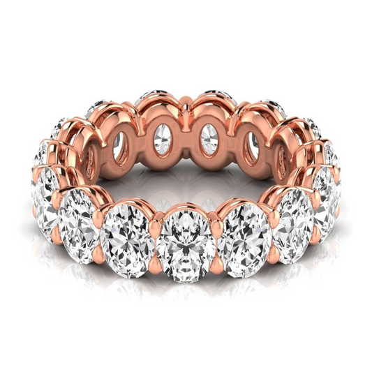 Brillant Brillant Eternity Band 7,50 carats – vue de face