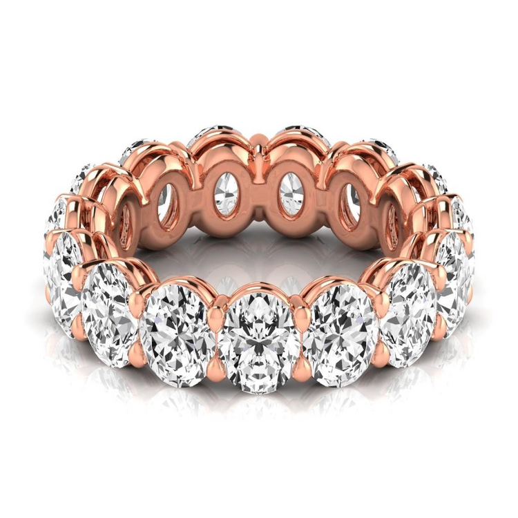 Brillant Brillant Eternity Band 7,50 carats – vue de face