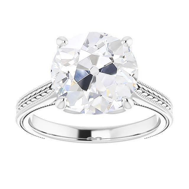 De luxe Bague Mono-Pierre 5 carats – vue principale