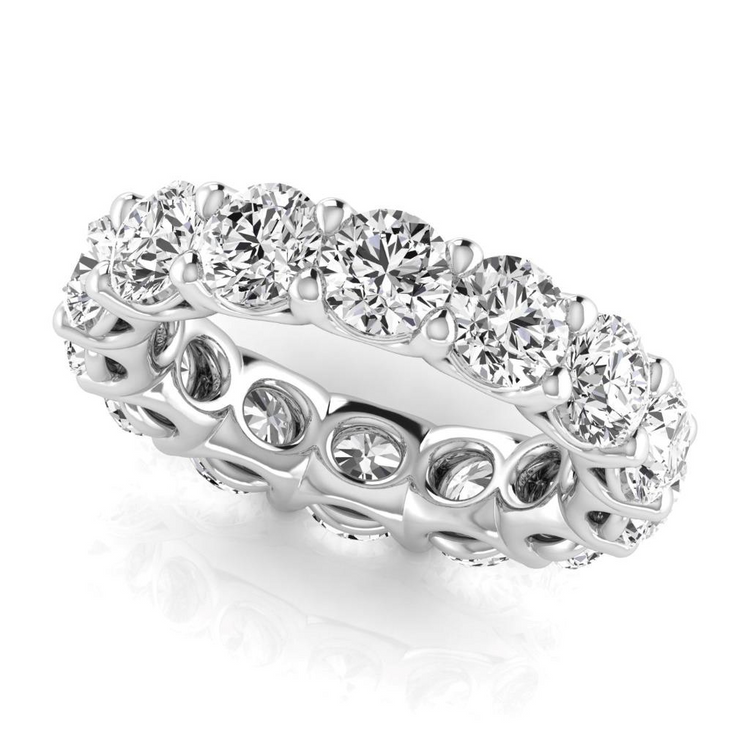 Chatoyant Diamant Fin Eternity Band 7 carats – vue principale