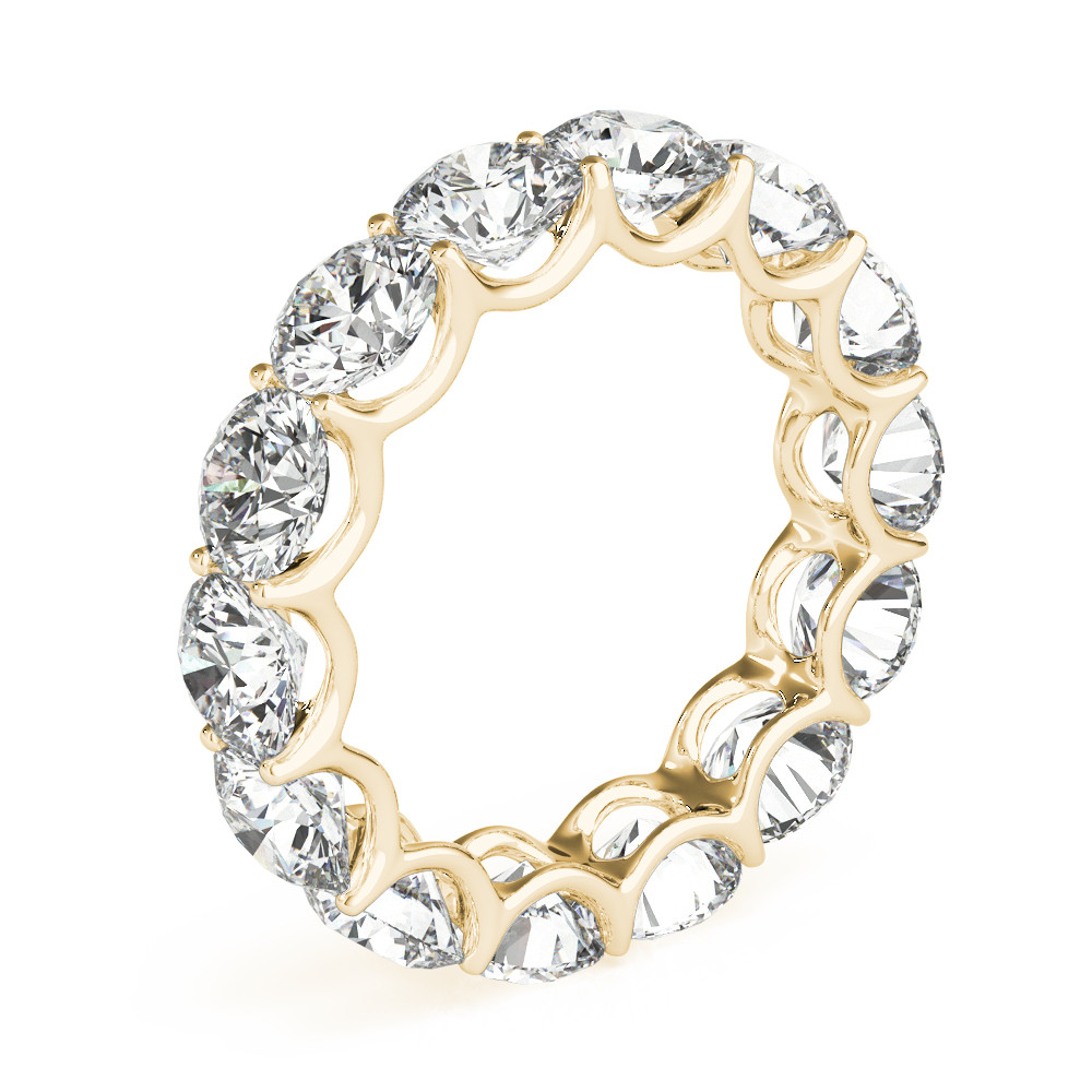 Diamant Fin Eternity Band – vue de face