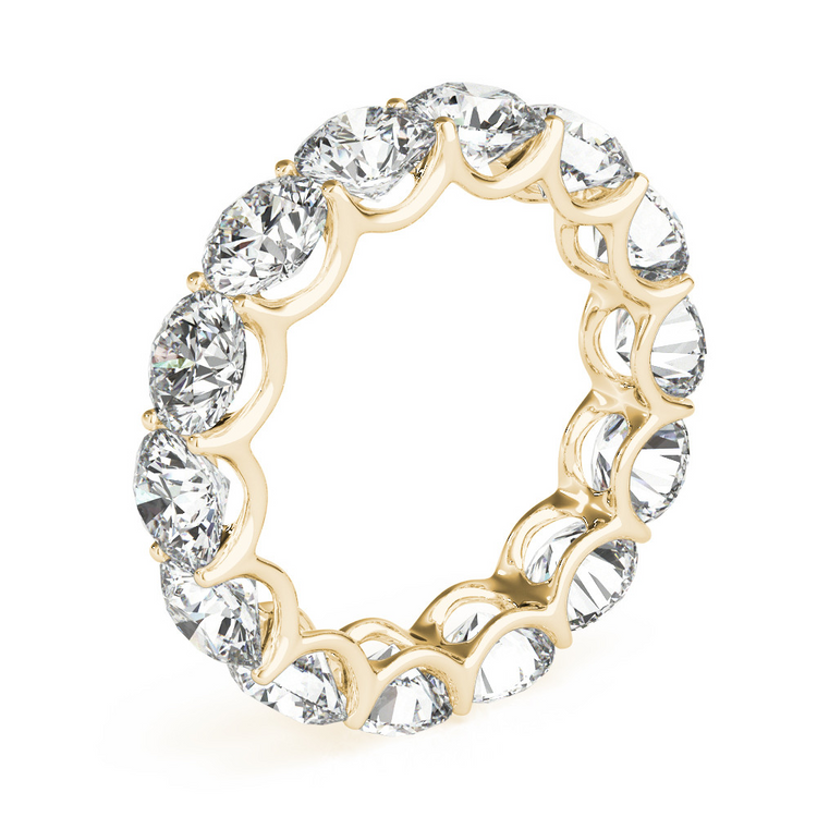 Diamant Fin Eternity Band – vue de face