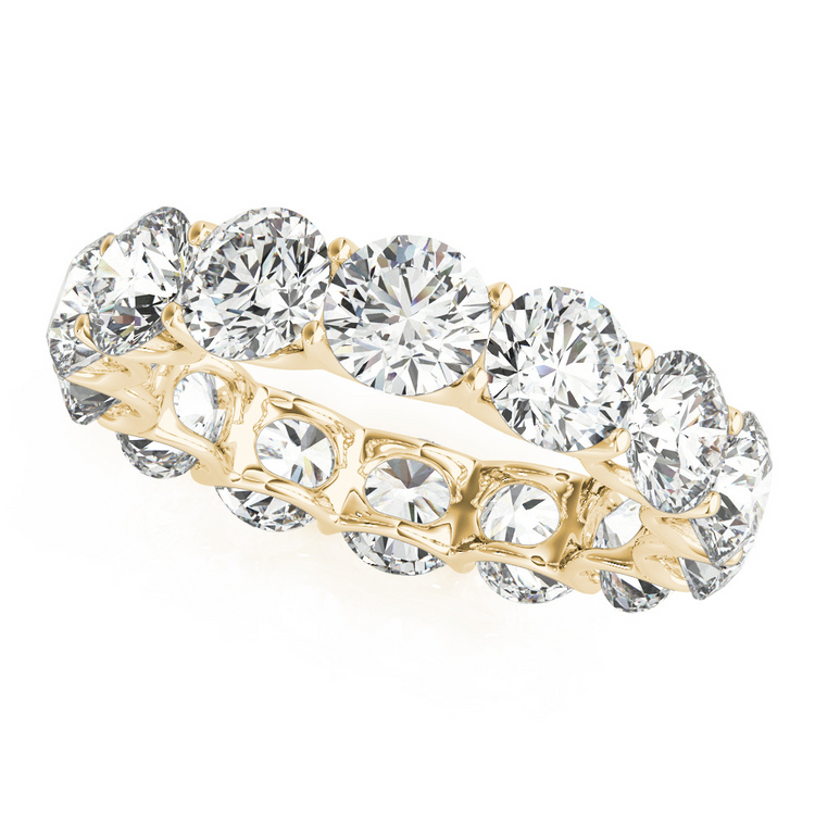 Diamant Fin Eternity Band 7-carats Or Jaune 14 Carats – vue principale