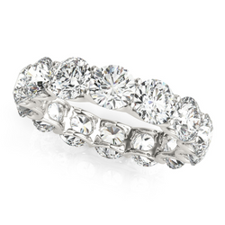 Diamant Eternity Band de luxe – 7 carats Or Blanc 14 Carats