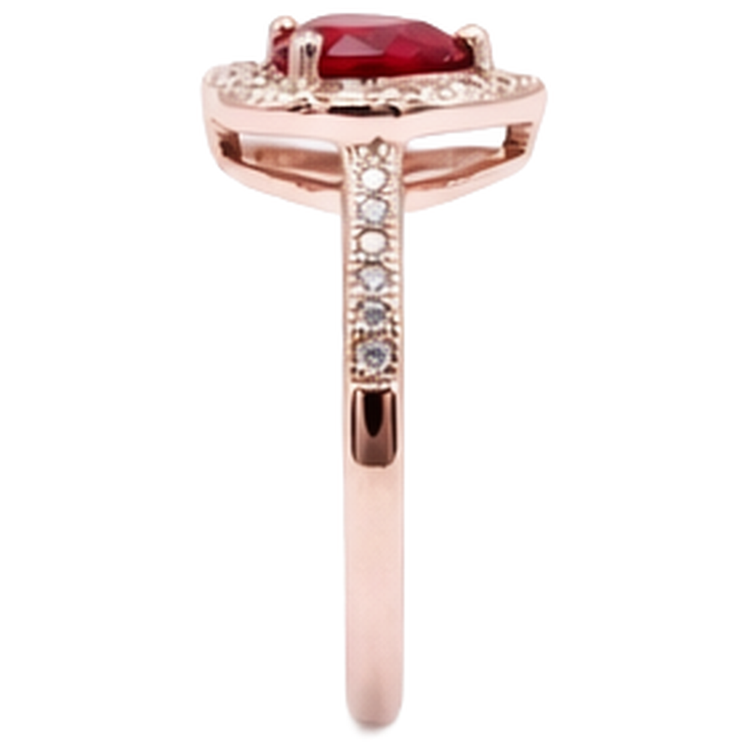 naturel rubis 8.5carats bague vue de dessus
