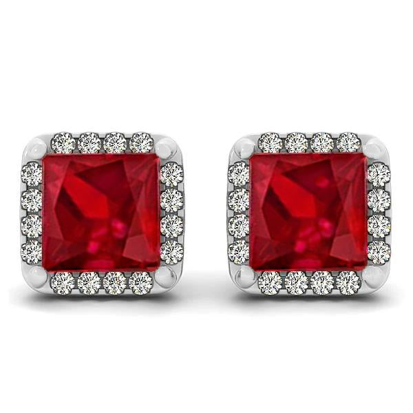 Rubis Gemstone Earring – vue principale