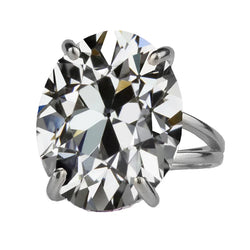 8 carats Brillant Bague Mono-Pierre en Or Blanc 14 Carats