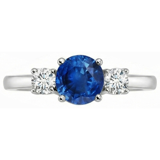 naturel round diamant 2.70carats alliance angle de côté
