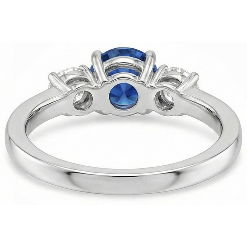 naturel round diamant 2.70carats alliance sur blanc