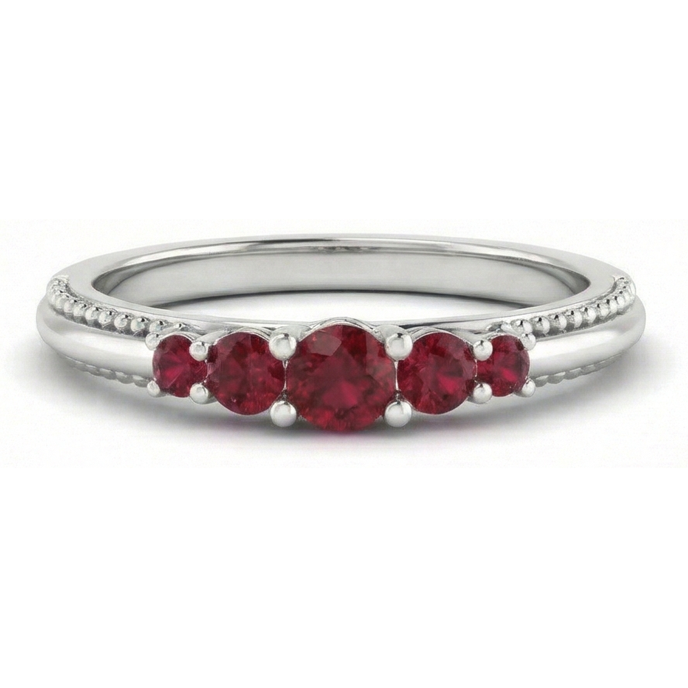 Alliance Birmanie Rubis 1.10 Carats Bijoux de Style Antique Neuf
