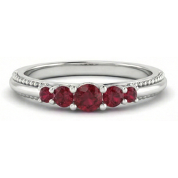 Alliance Birmanie Rubis 1.10 Carats Bijoux de Style Antique Neuf