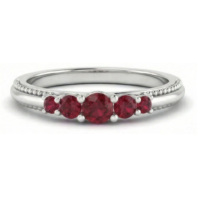 Alliance Birmanie Rubis 1.10 Carats Bijoux de Style Antique Neuf