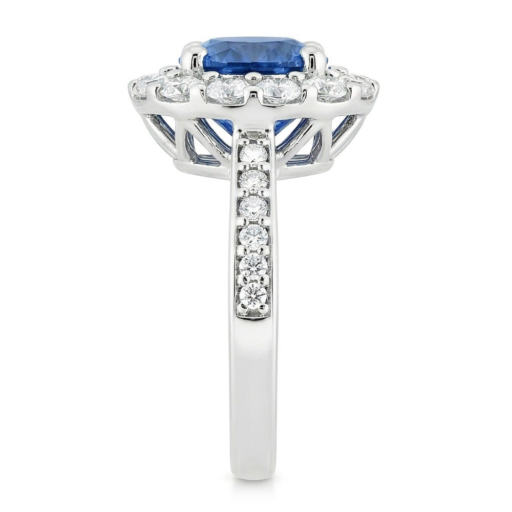 naturel round diamant 3.50carats alliance vue de dessus