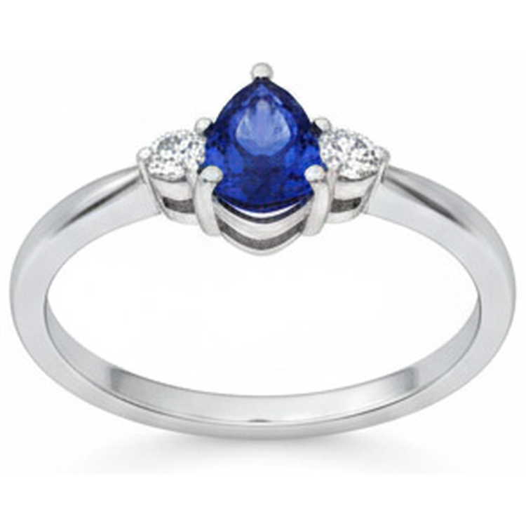 Alliance Diamant Naturels Extraits des Mines ( et non cultivés en laboratoire ) Saphir Bleu