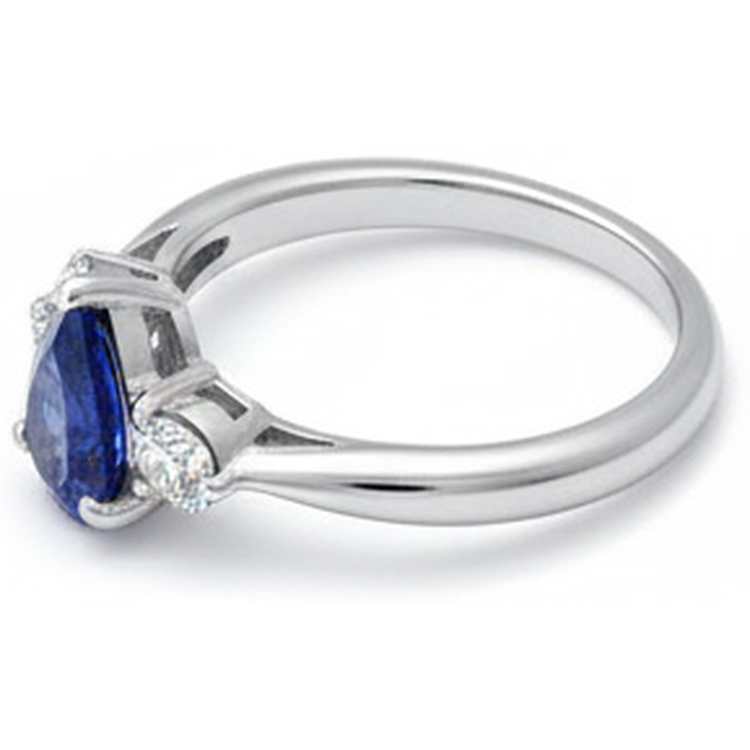 Alliance Diamant Naturels Extraits des Mines ( et non cultivés en laboratoire ) Saphir Bleu