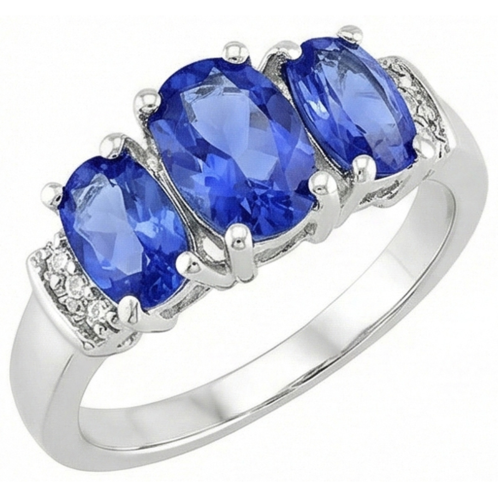 naturel round diamant 5.26carats alliance vue de face