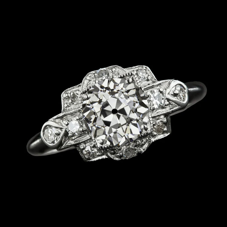 Alliance Femme Ronde Vieux Mineur Réel Diamants 3.50 Carats