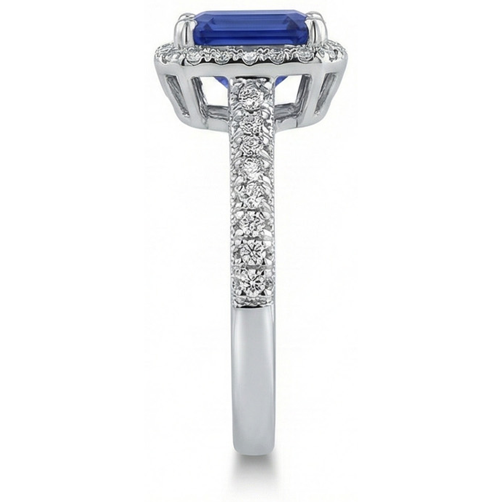 naturel diamant 4carats alliance sur blanc