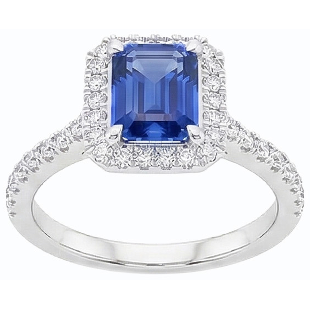 naturel diamant 3.50carats alliance vue de dessus