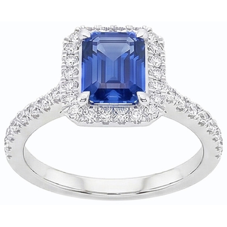 naturel diamant 3.50carats alliance vue de dessus