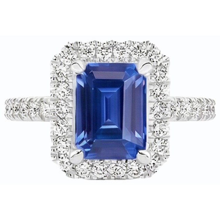 naturel diamant 3.50carats alliance angle de côté