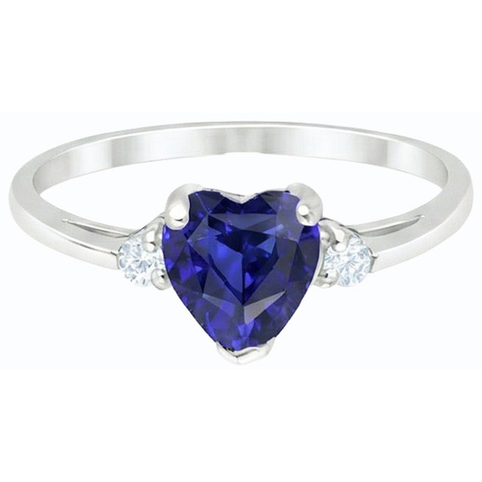 naturel round diamant 2carats alliance angle de côté
