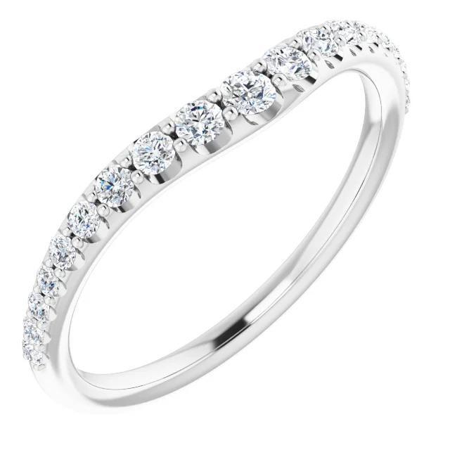 Alliance Réel Diamant 1.50 Carats Bijoux Femme Or Blanc 14K