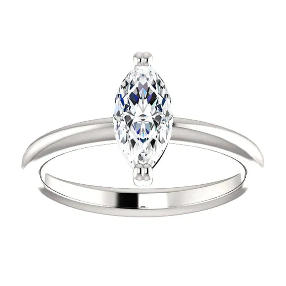 Alliance Réel Diamant Marquise 2 Carats