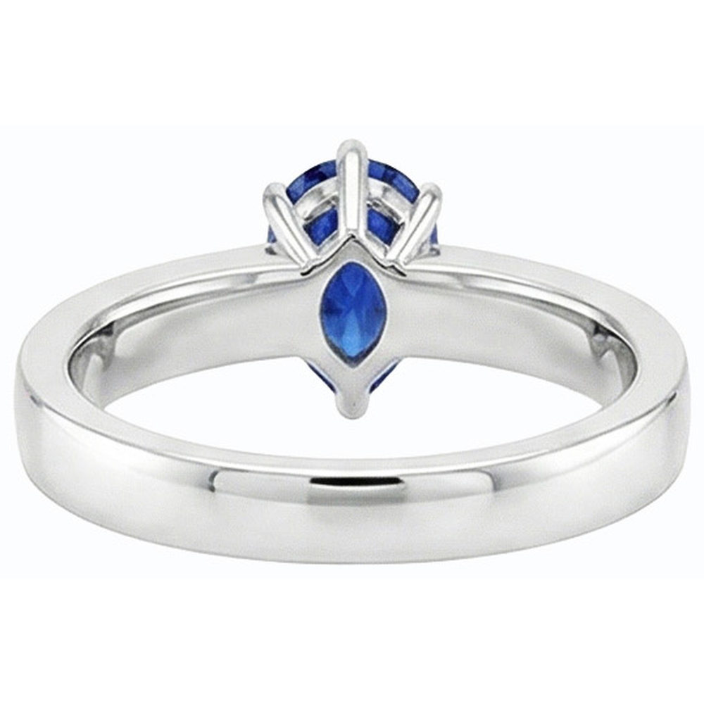 naturel pear diamant 1carats alliance détail rapproché