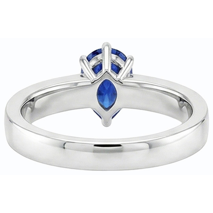 naturel pear diamant 1carats alliance détail rapproché