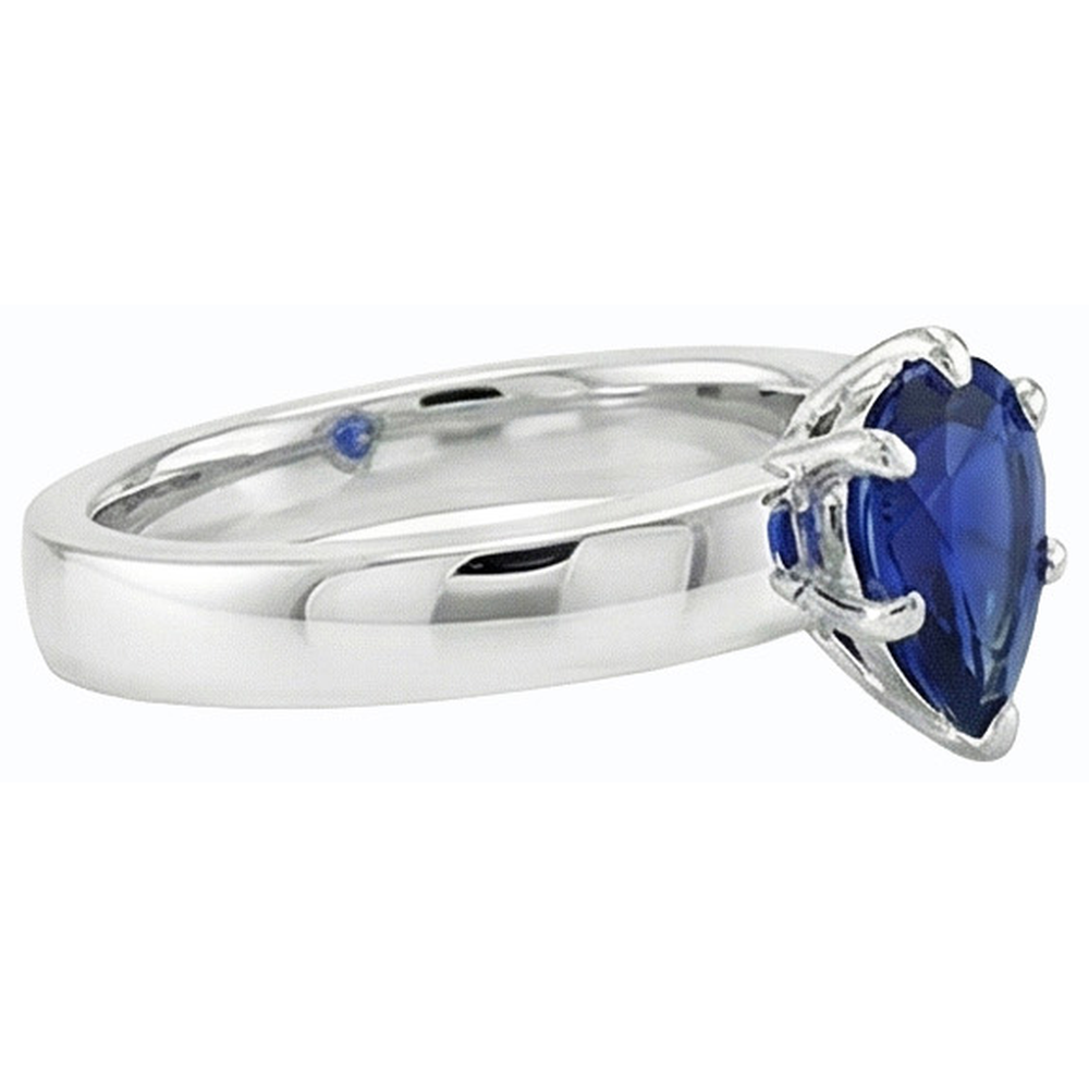naturel pear diamant 1carats alliance sur blanc