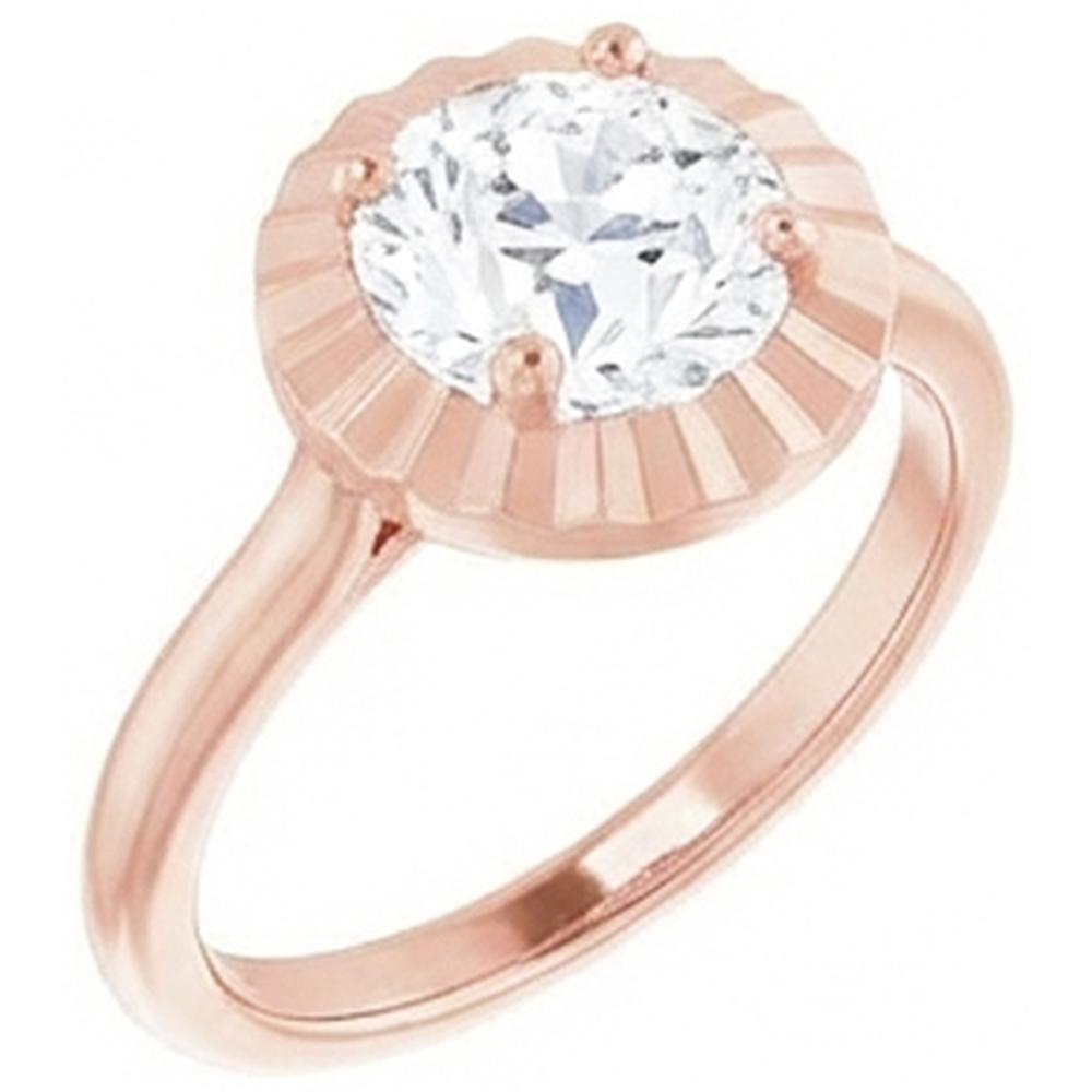 naturel round diamant 3carats alliance détail rapproché