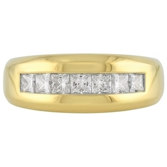 Alliance d'Éternité Diamant Naturel 14 Carats