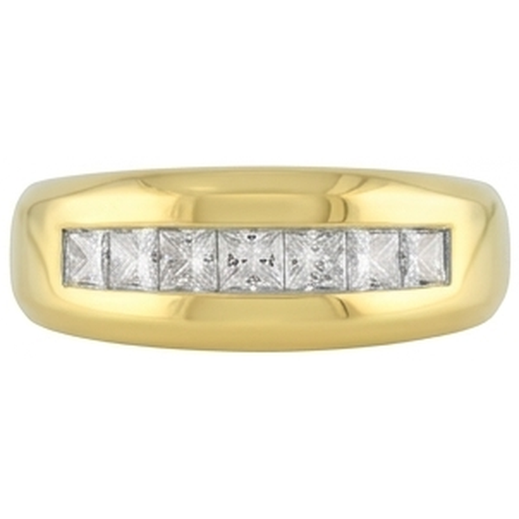 Alliance d'Éternité Diamant Naturel 14 Carats