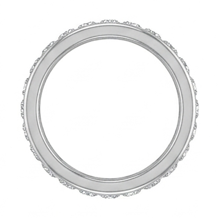 Alliance d'Éternité Diamant Naturel 14 Carats